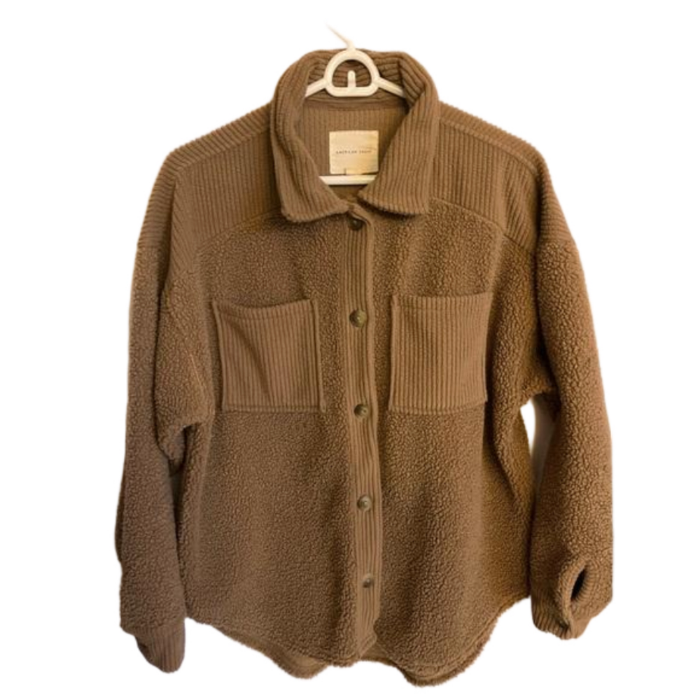 AE Cozy Sherpa Shacket
